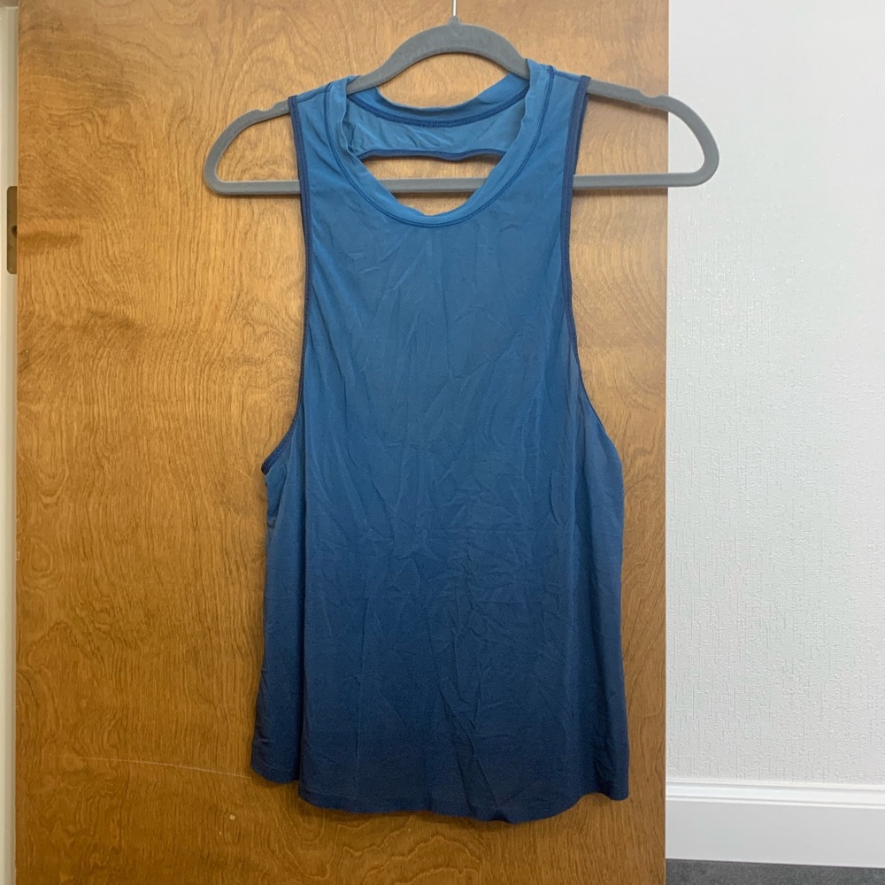 lululemon ombré open back Tank size 6